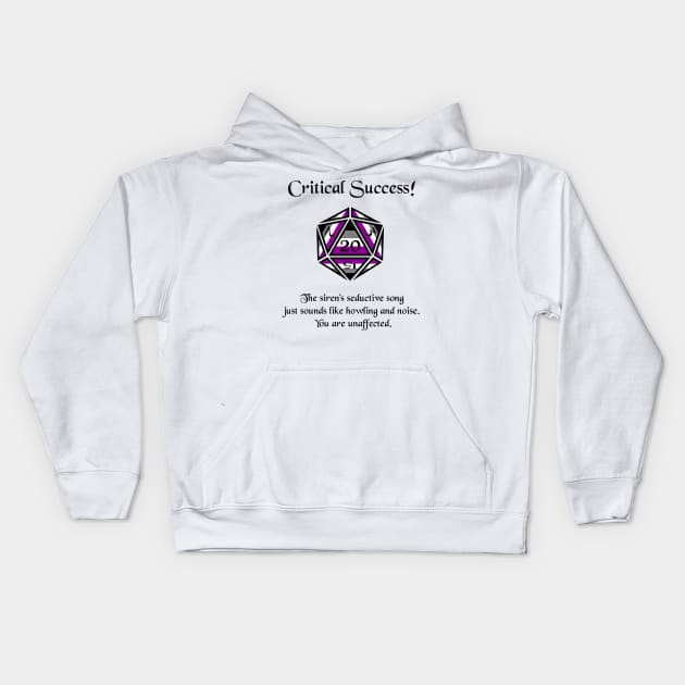 Asexual Pride Critical Success Kids Hoodie by DiamondsandPhoenixFire